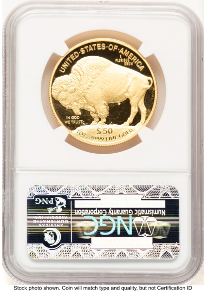 2013-W Proof Gold Buffalo 1 oz ER 100th Anniversary 70 NGC