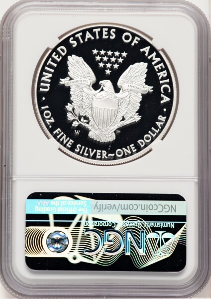 2014-W Proof Silver Eagle 1 oz Thomas Uram 70 NGC
