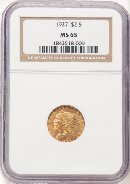 1927 $2 1/2 65 NGC