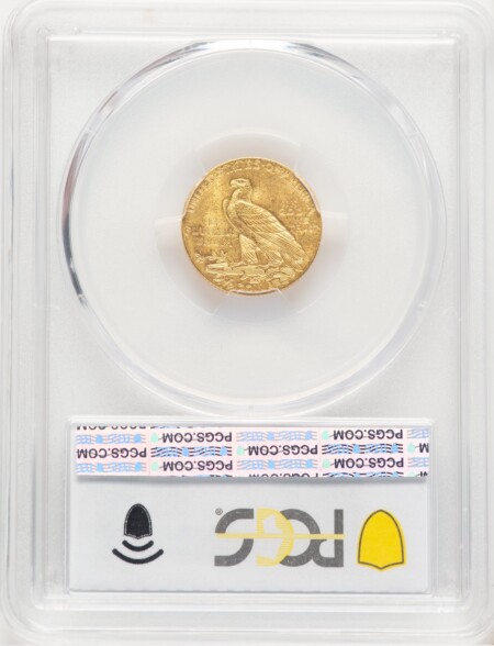 1911 $2 1/2 PCGS Secure 63 PCGS