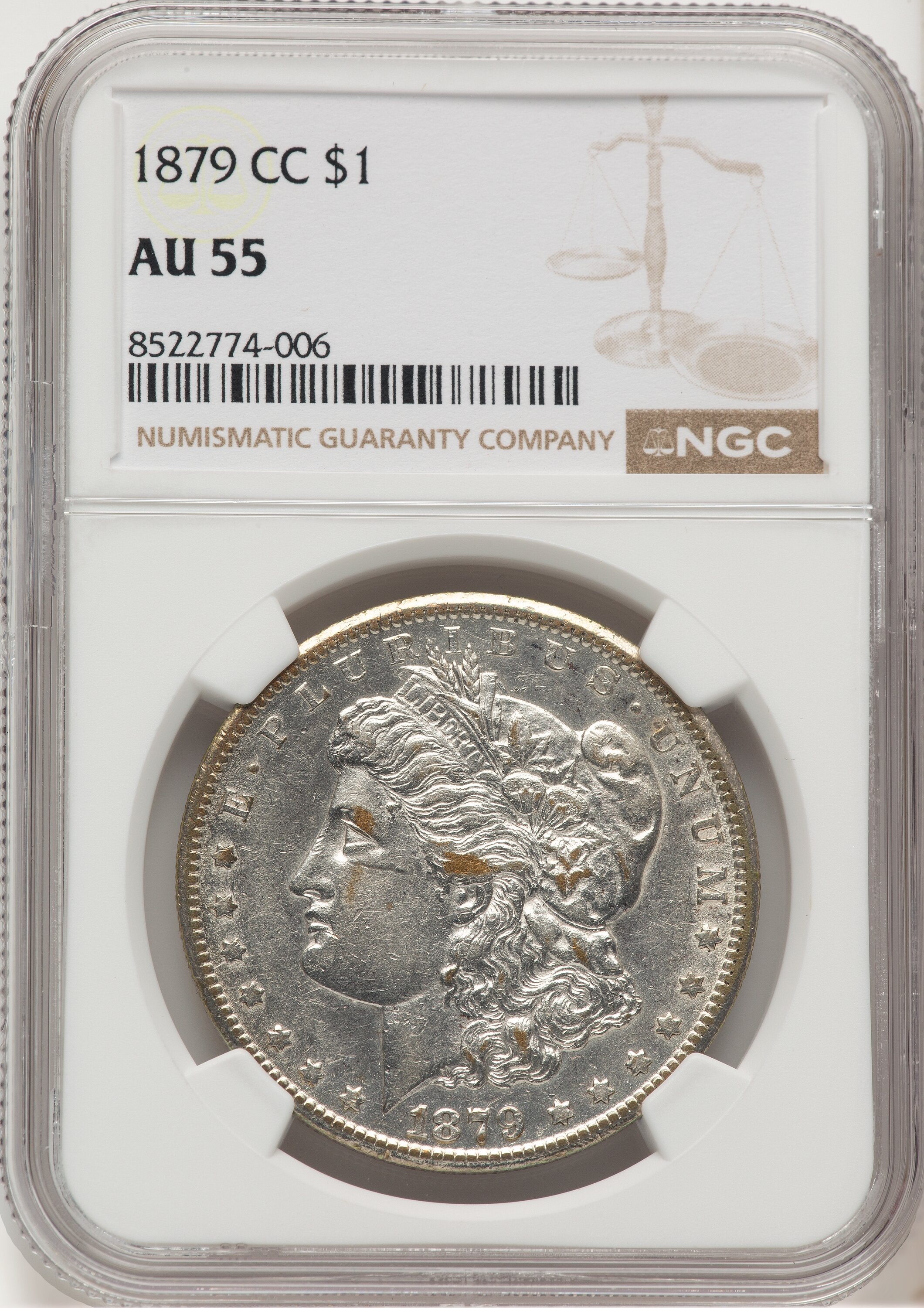 1879-CC S$1 55 NGC