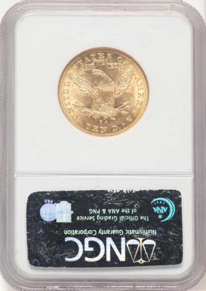 1891-CC $10 61 NGC