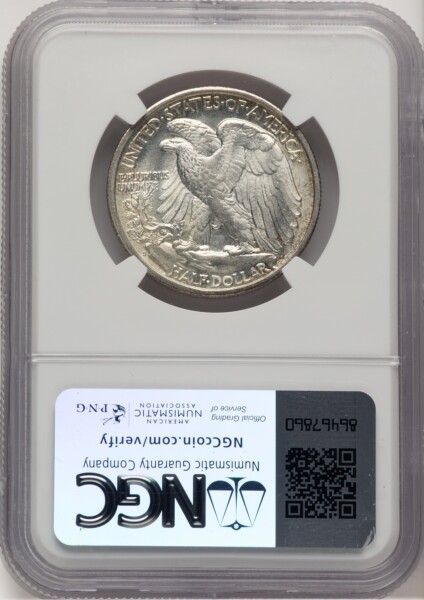 1941-S 50C, MS NGC Plus 66 NGC