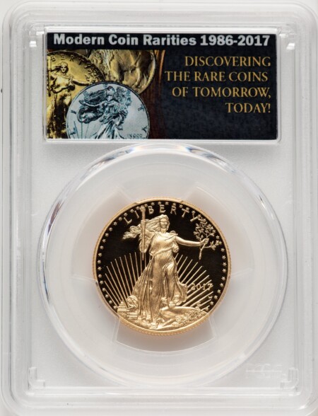 2017-W $25 Half-Ounce Gold Eagle, First Day of Issue, Washington DC, DC 225th Anniversary Label 70 PCGS