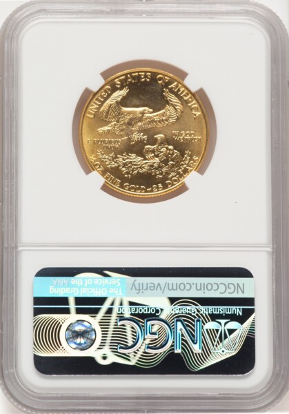 1990 Gold Eagle 1/2 oz Don Everhart 69 NGC