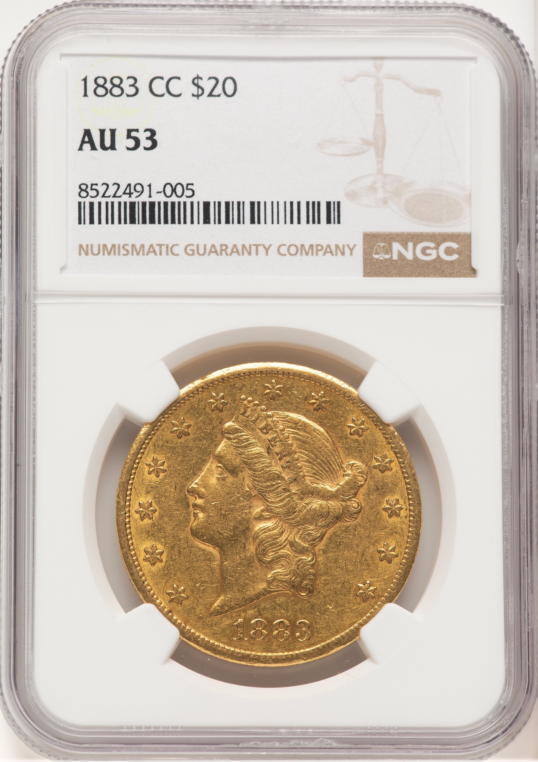 1883-CC $20 53 NGC