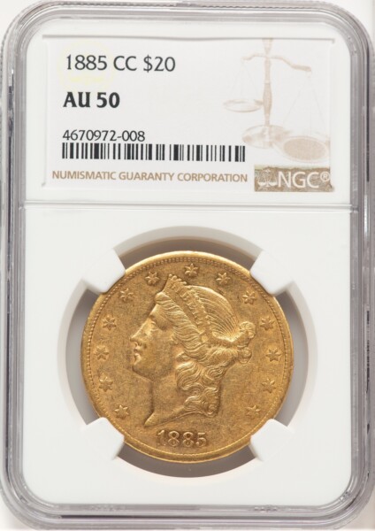 1885-CC $20 50 NGC