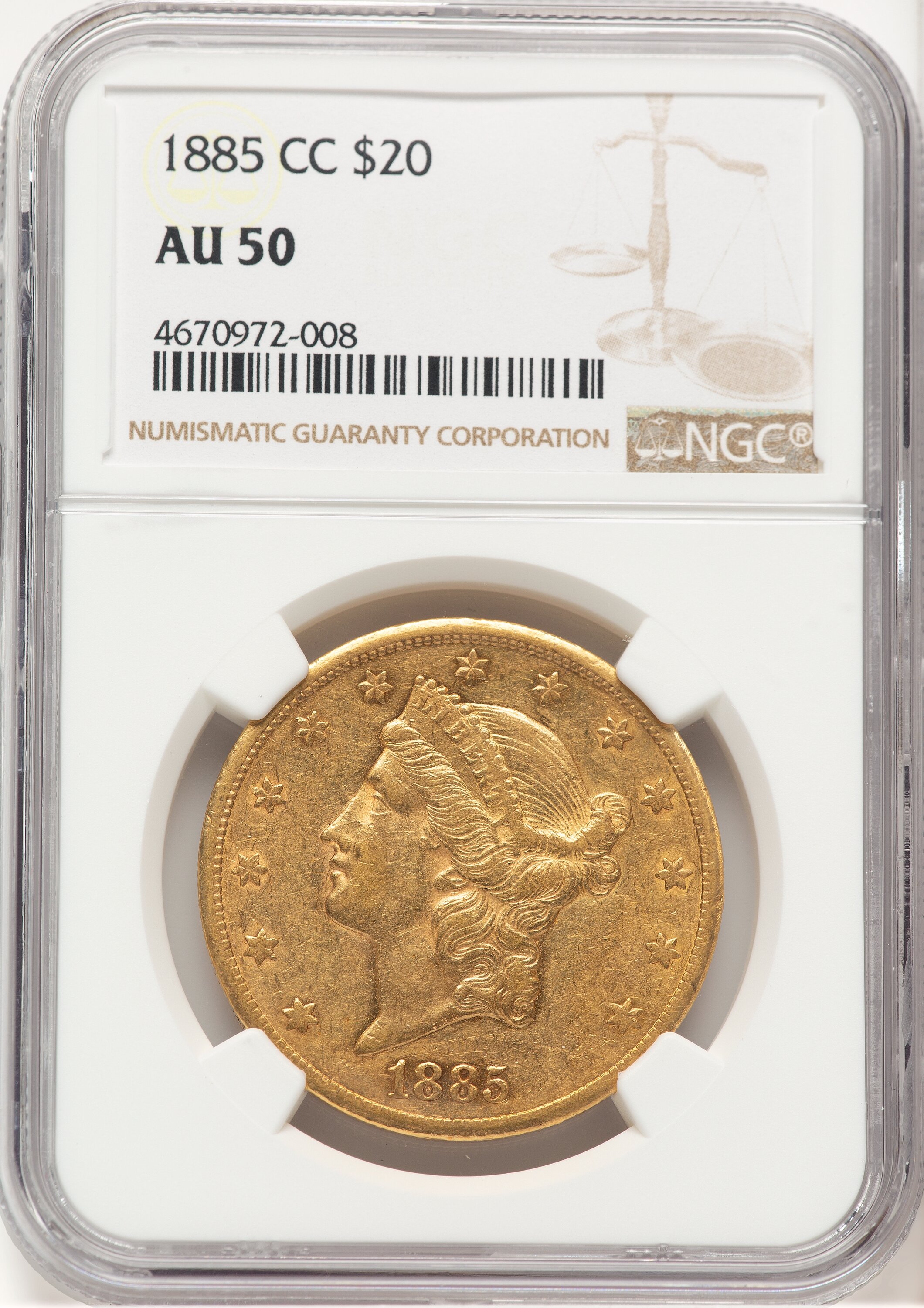 1885-CC $20 50 NGC