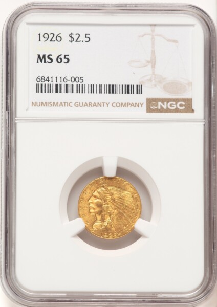 1926 $2 1/2 65 NGC