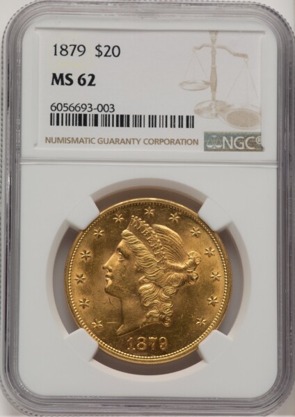 1879 $20 62 NGC