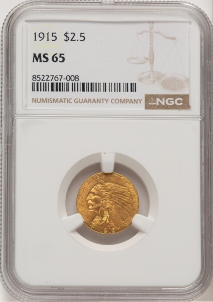 1915 $2 1/2 65 NGC