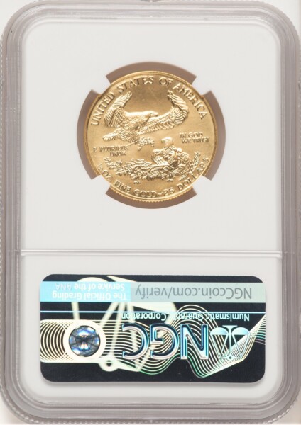 1991 Gold Eagle 1/2 oz Don Everhart 69 NGC