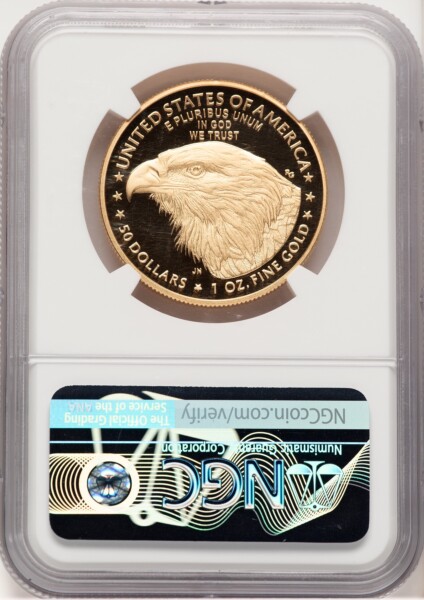 2021-W Type 2 Proof Gold Eagle 1 oz Ed Moy 70 NGC