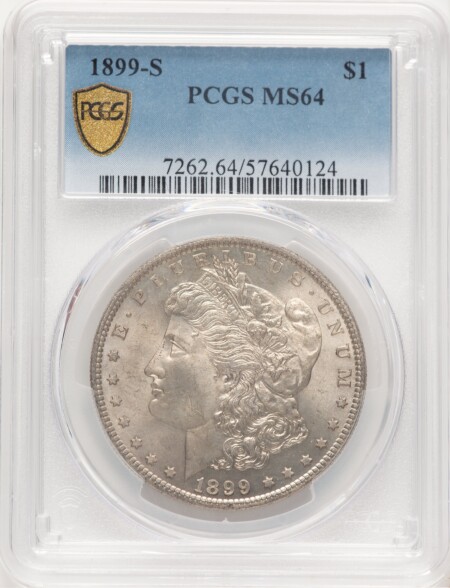 1899-S S$1 PCGS Secure 64 PCGS