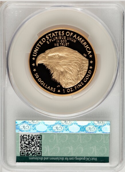 2023-W Proof Gold Eagle 1 oz Advanced Delivery 70 CACG