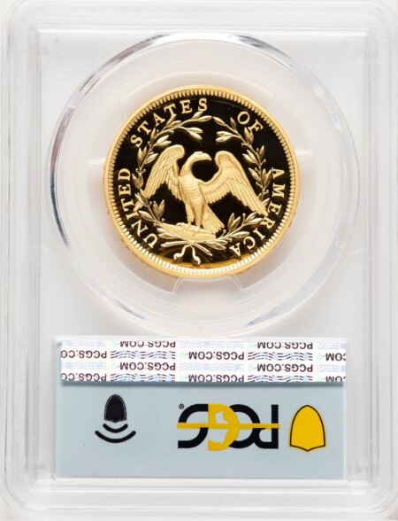 2024-(W) Gold 230th Anniversary Flowing Hair Medal FDI Flag 70 PCGS