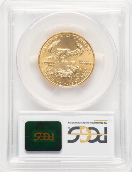 1991 Gold Eagle 1/2 oz Blue Gradient 69 PCGS