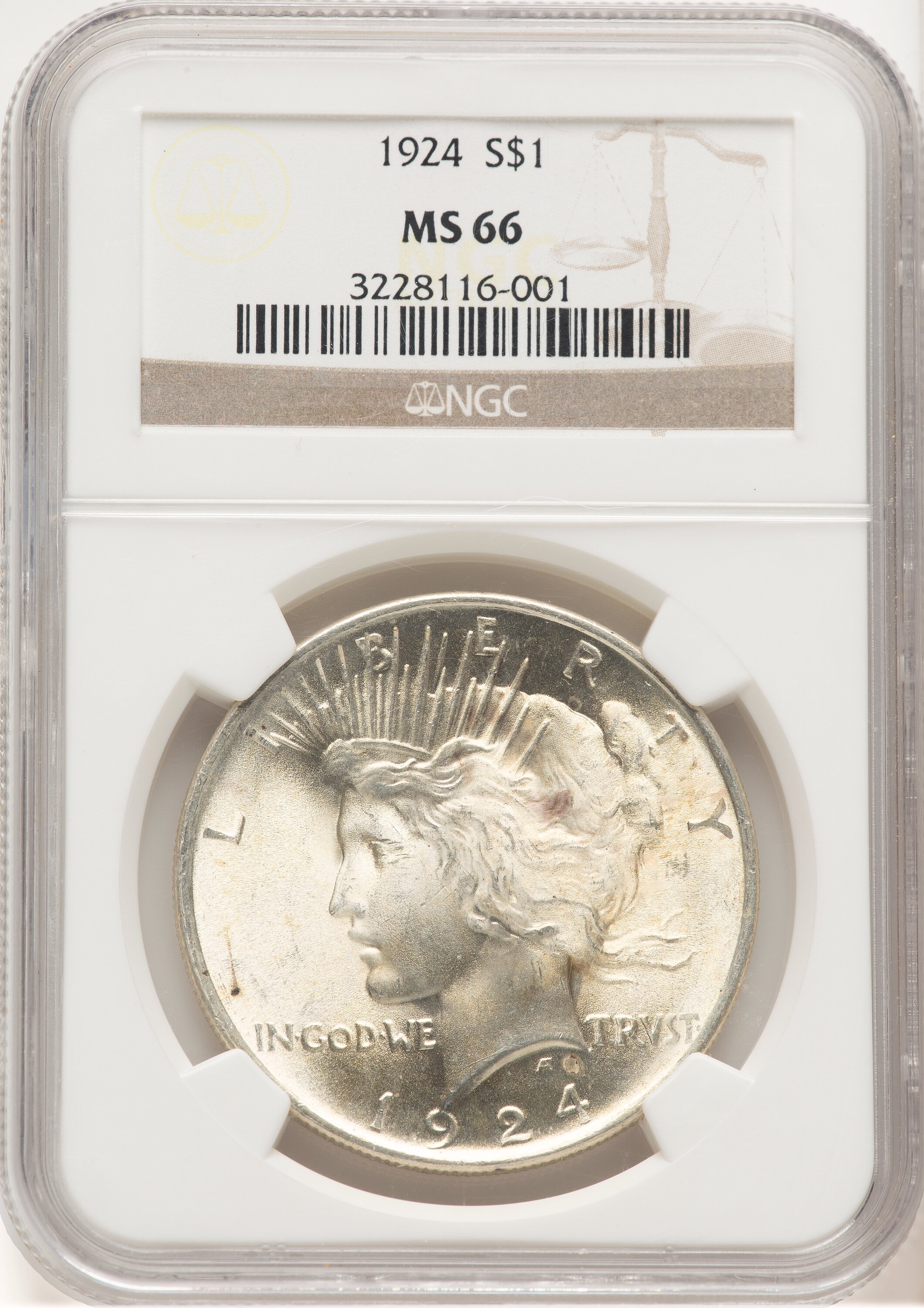 1924 S$1 66 NGC
