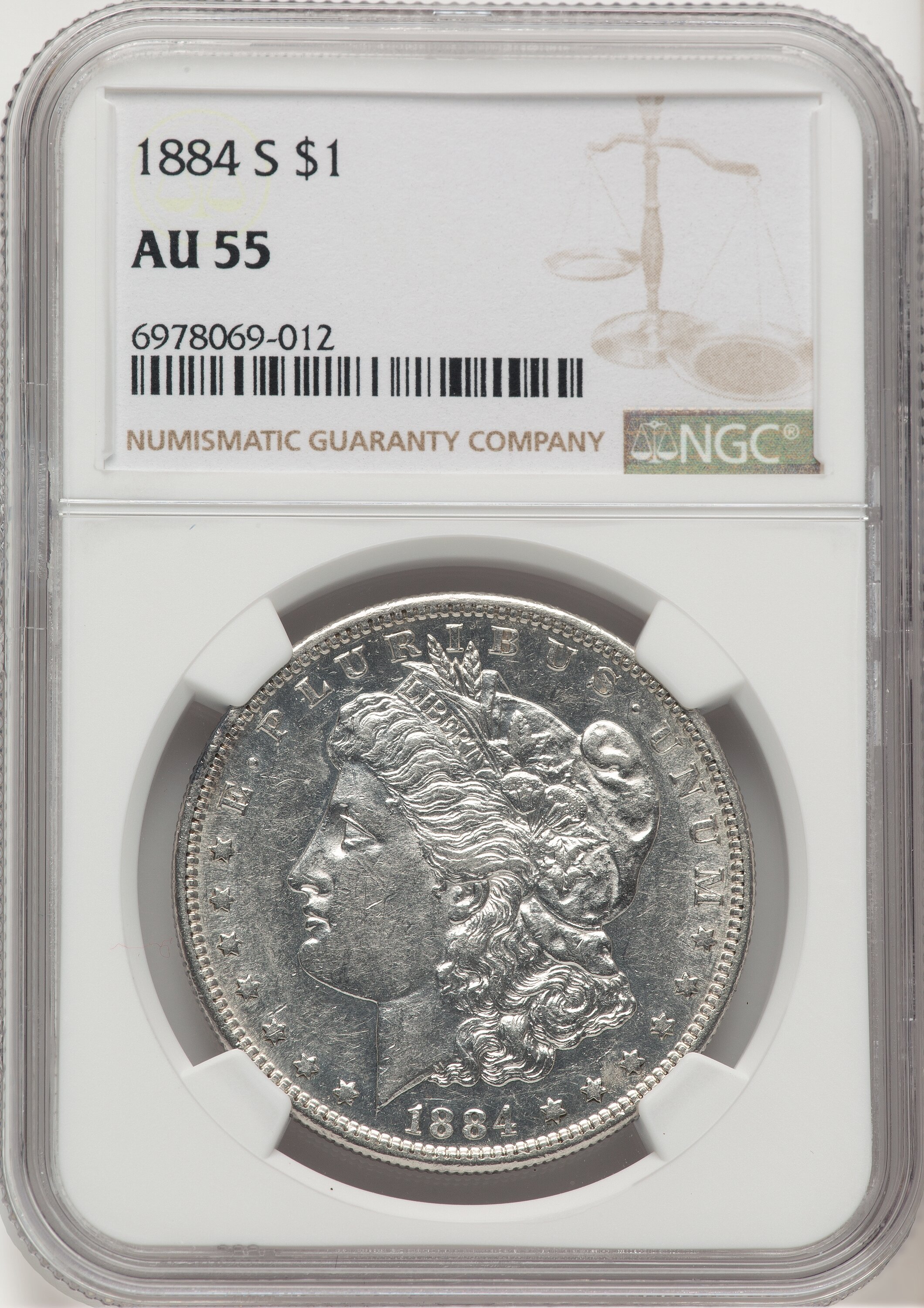 1884-S S$1 55 NGC