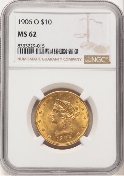 1906-O $10 62 NGC