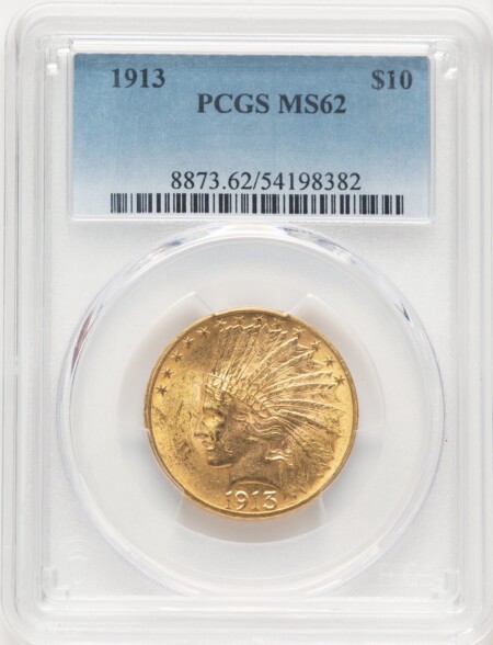 1913 $10 62 PCGS