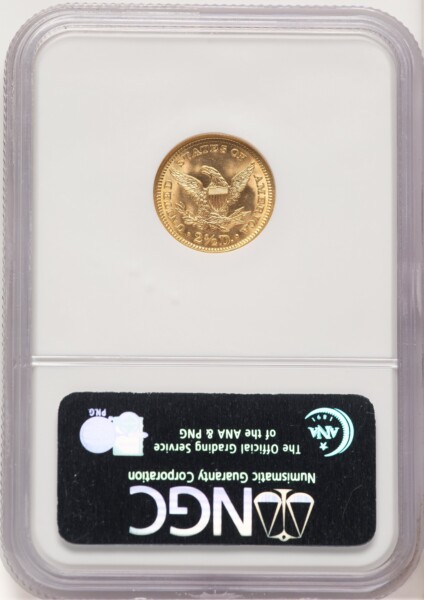 1907 $2 1/2 CAC 66 NGC
