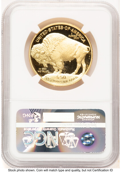 2016-W Proof Gold Buffalo 1 oz ER Bison Label 70 NGC