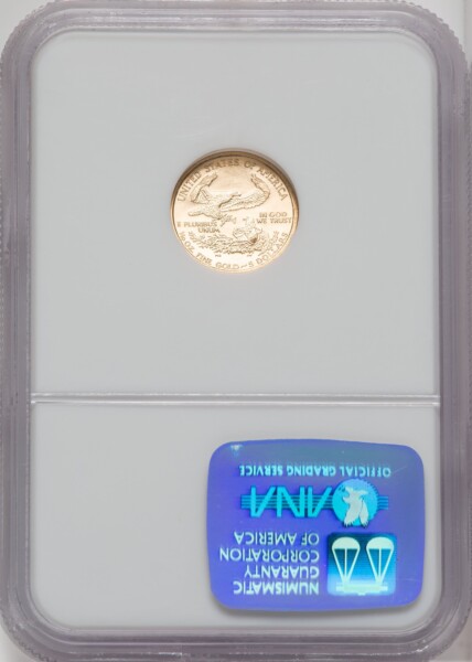 1997 $5 Tenth-Ounce Gold Eagle, MS NGC
