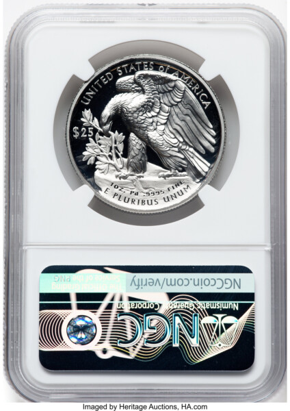 2021-W Palladium Eagle 1 oz, PR FDI Mike Castle 70 NGC