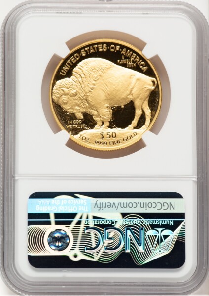2021-W Proof Gold Buffalo 1 oz FDI 1ST 70 NGC