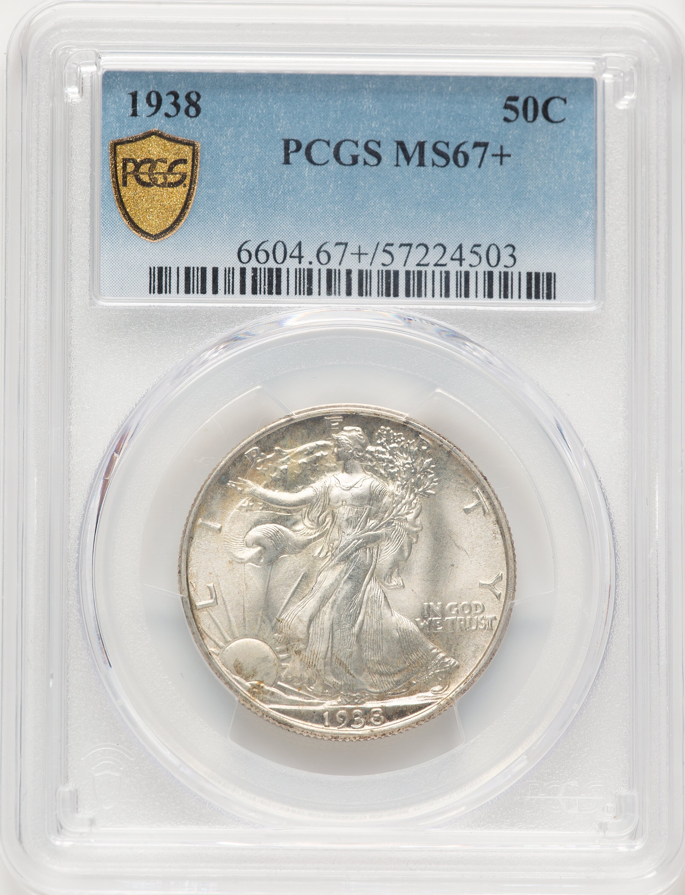 1938 50C PCGS Secure PCGS Plus 67 PCGS