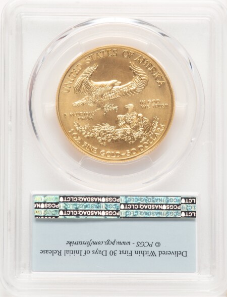 2012-W Burnished Gold Eagle 1 oz FS Flag 70 PCGS
