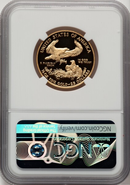 2014-W $25 Half-Ounce Gold Eagle, DCAM Ed Moy 70 NGC