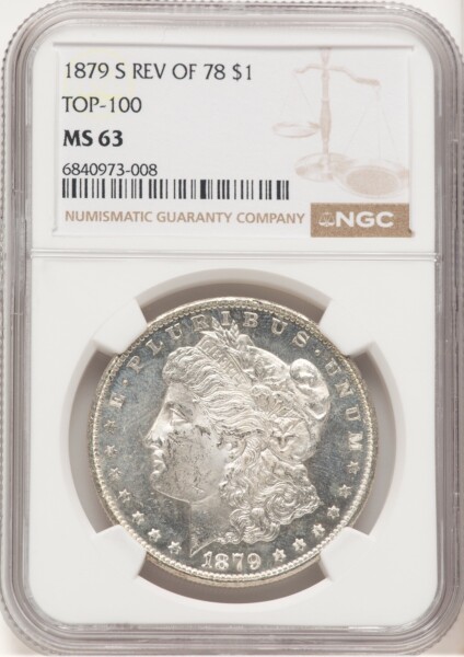 1879-S S$1 Reverse of 1878 63 NGC