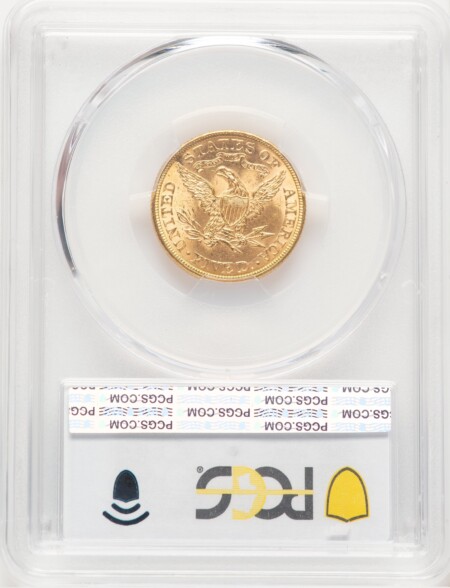 1891 $5 64 PCGS