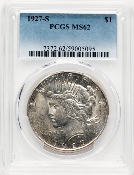 1927-S S$1 62 PCGS