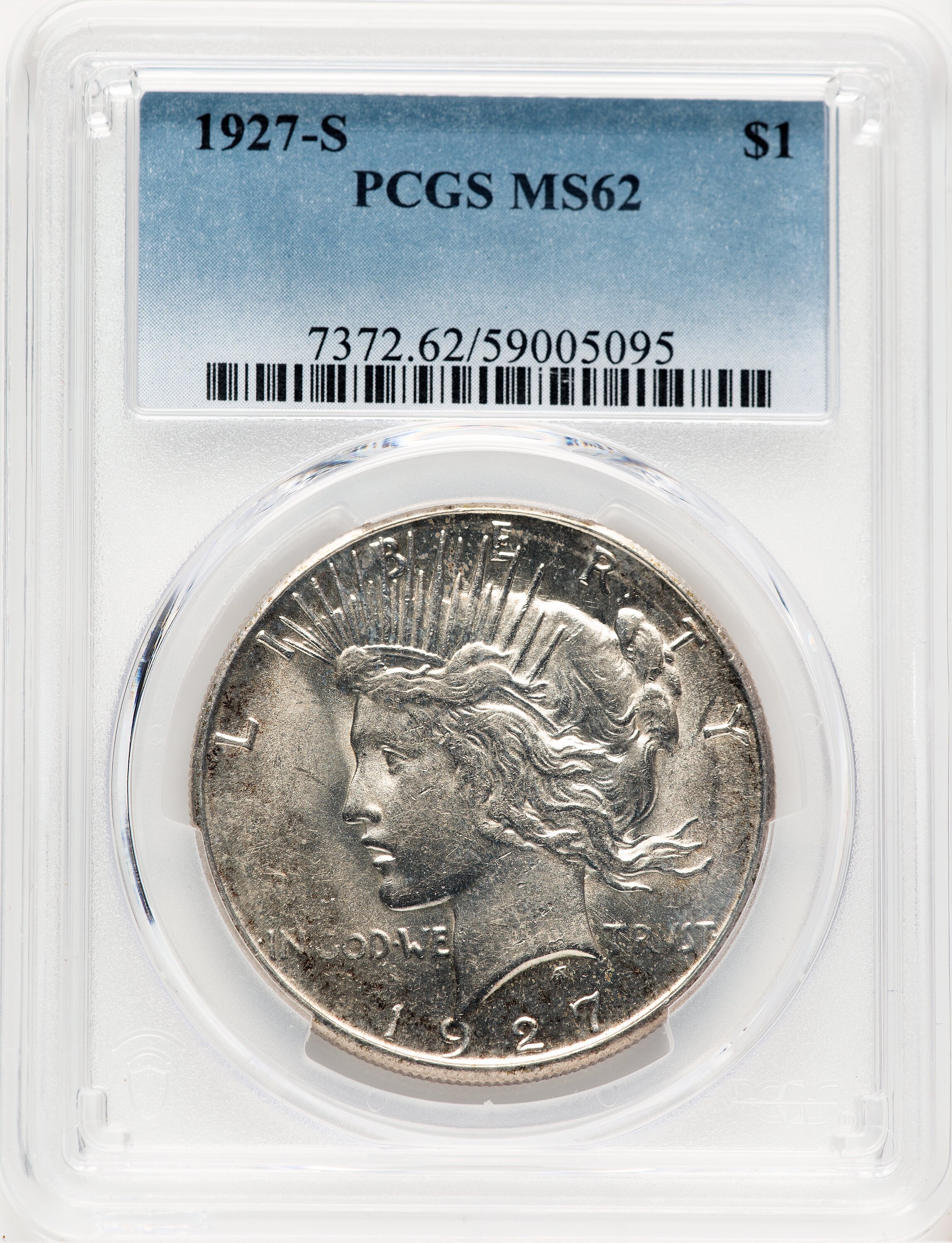 1927-S S$1 62 PCGS