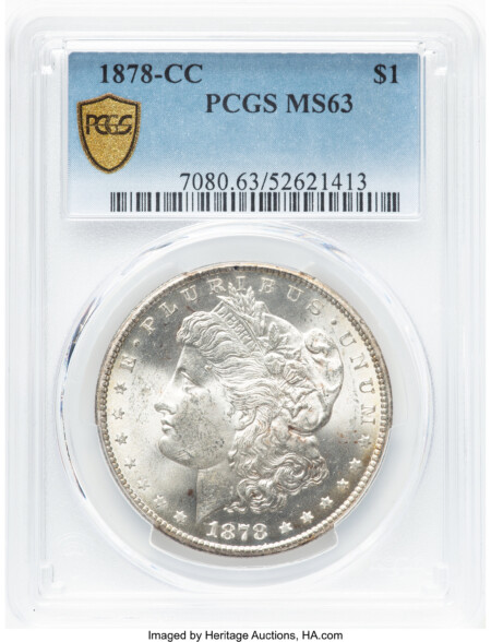 1878-CC S$1 PCGS Secure 63 PCGS