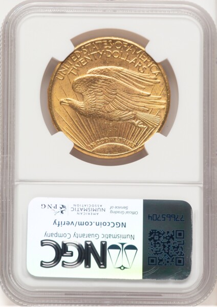 1911-D $20 NGC Plus 65 NGC