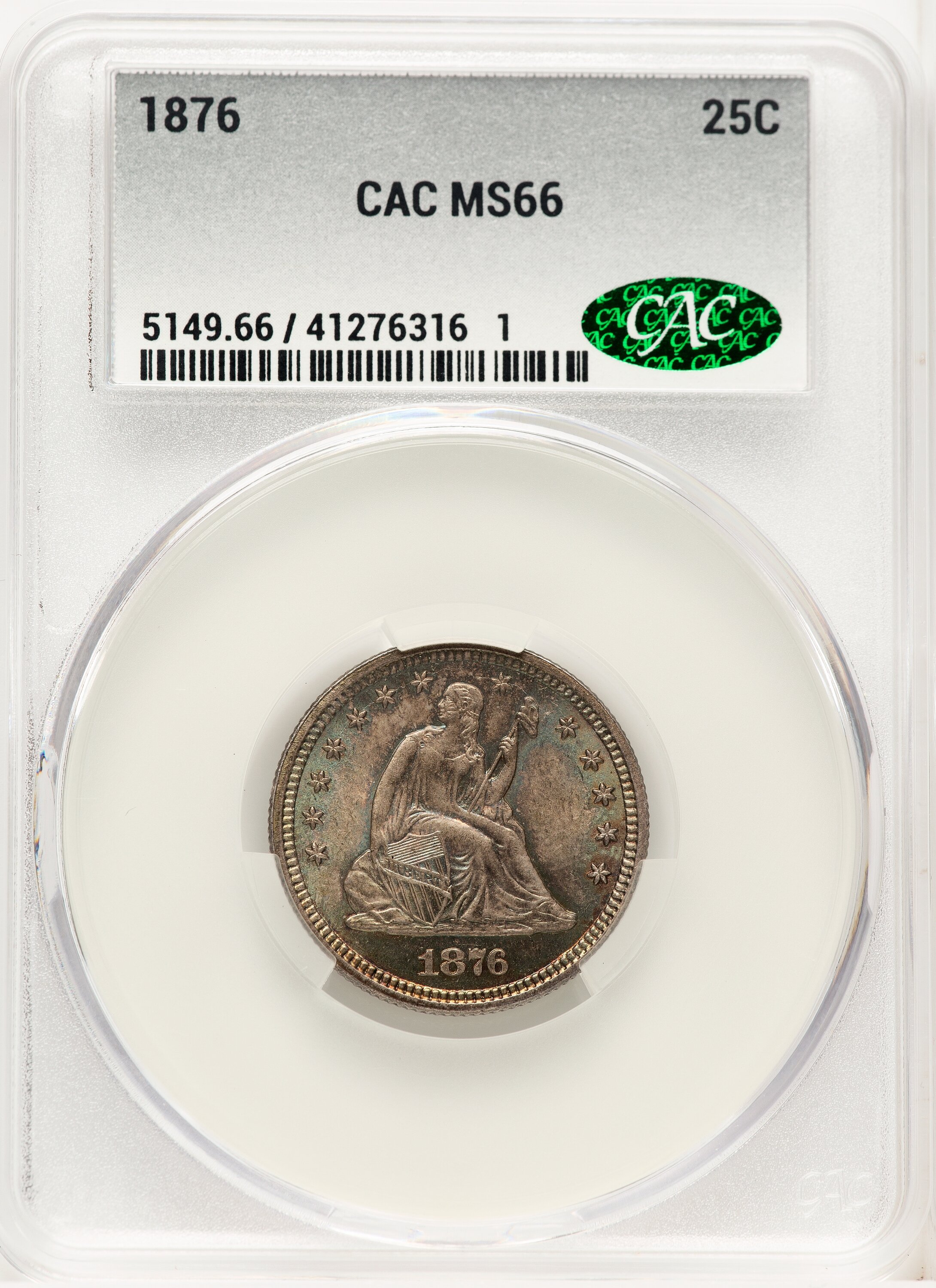 1876 25C 66 CACG