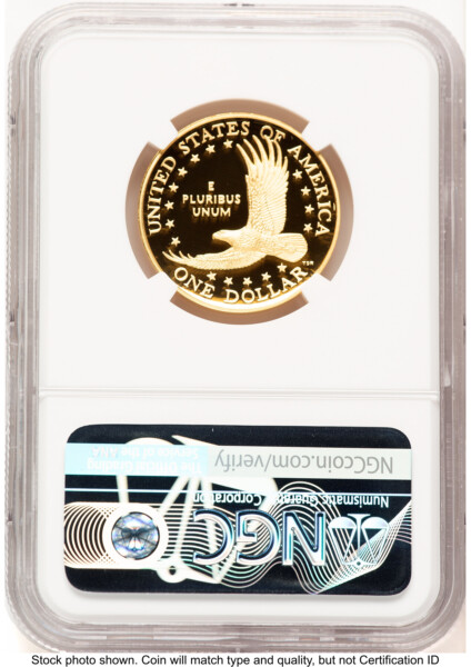 2025-W 1/2 oz Proof Gold Sacagawea 25th Anniversary FDI Randy'L Teton Golden Sacagawea 70 NGC