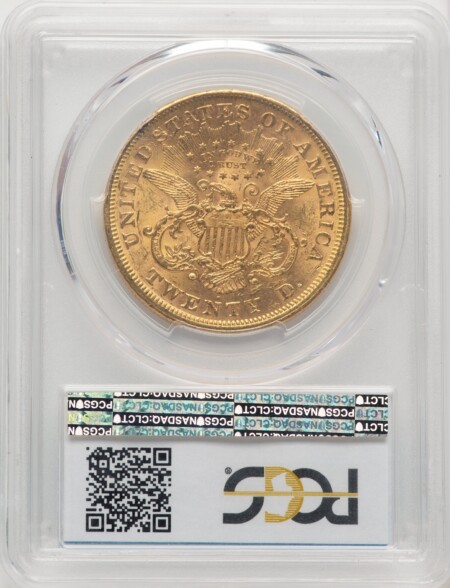 1871-S $20 61 PCGS