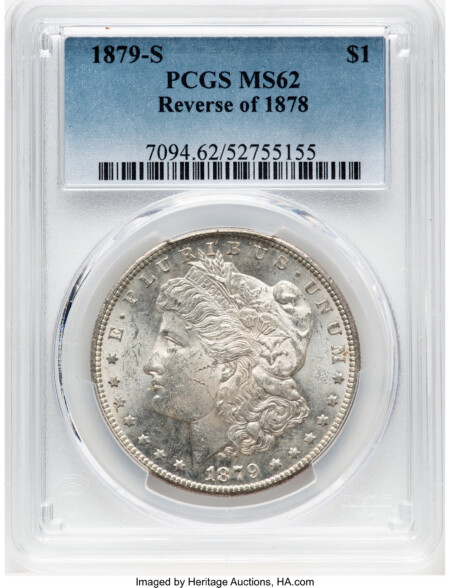 1879-S S$1 Reverse of 1878 62 PCGS
