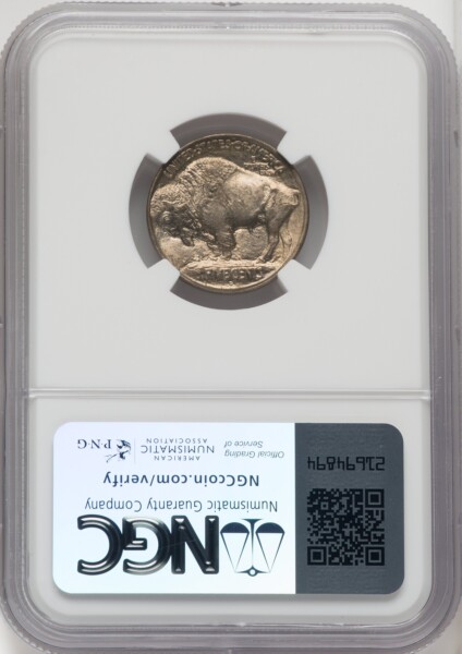1913-D Type One 5C, MS Kenneth Bressett Red Book 67 NGC