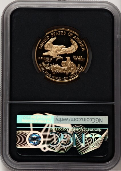 2006-W $25 Half-Ounce Gold Eagle, PR DC Miles Standish 70 NGC