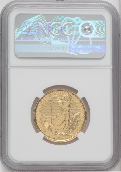 2023 G.B. G50 BRITANNIA-KC III OBVERSE 7TH COIN STRUCK 70 NGC
