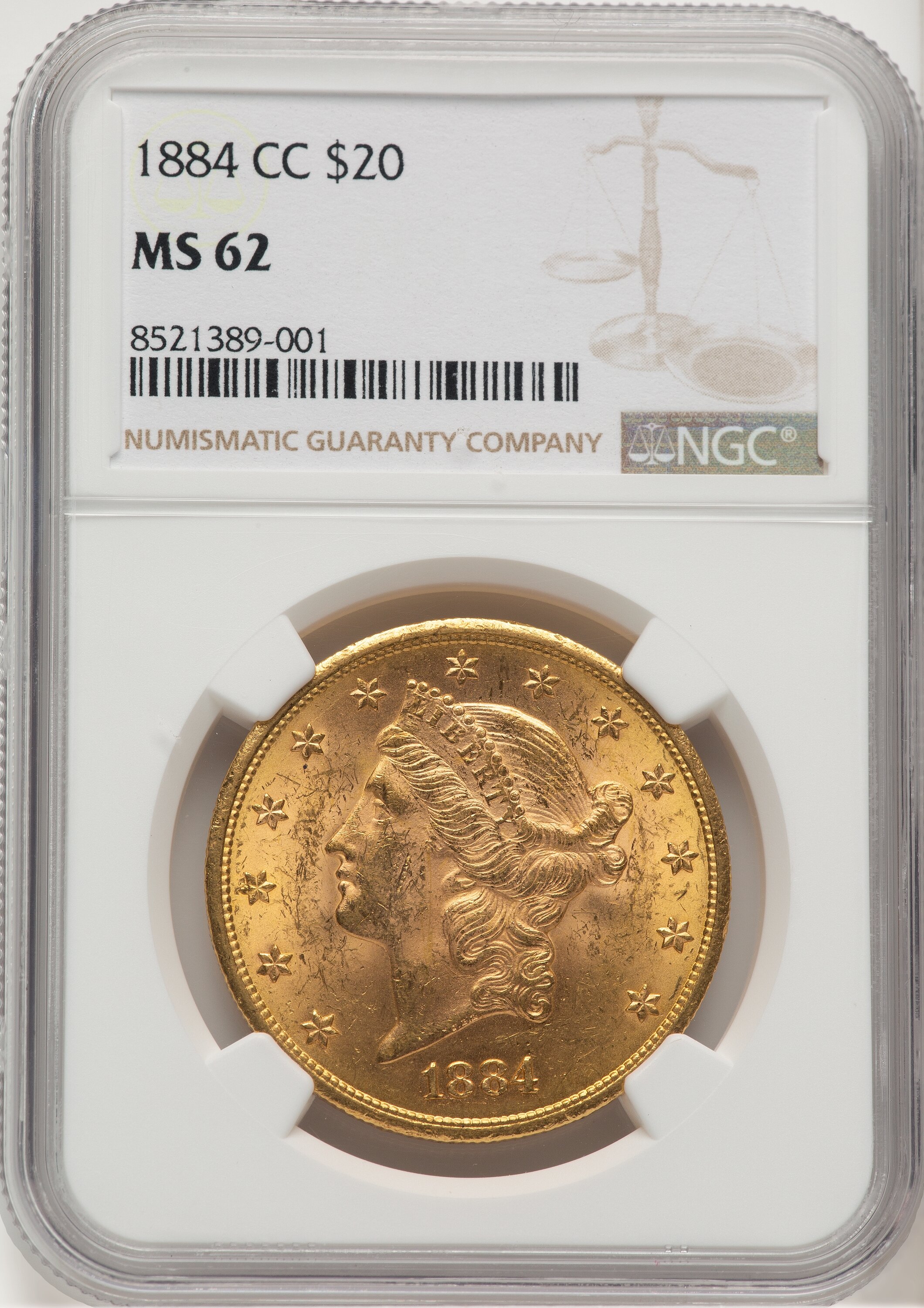 1884-CC $20 62 NGC