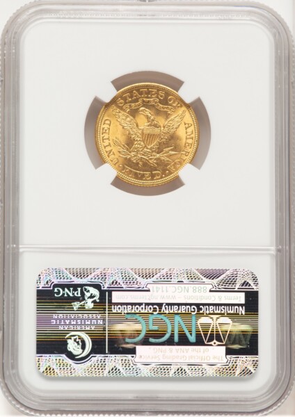 1906-S $5 64 NGC