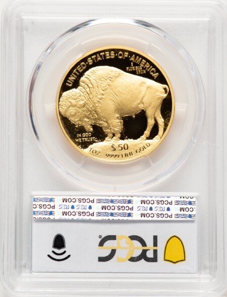 2018-W Proof Gold Buffalo 1 oz Blue Gradient 70 PCGS