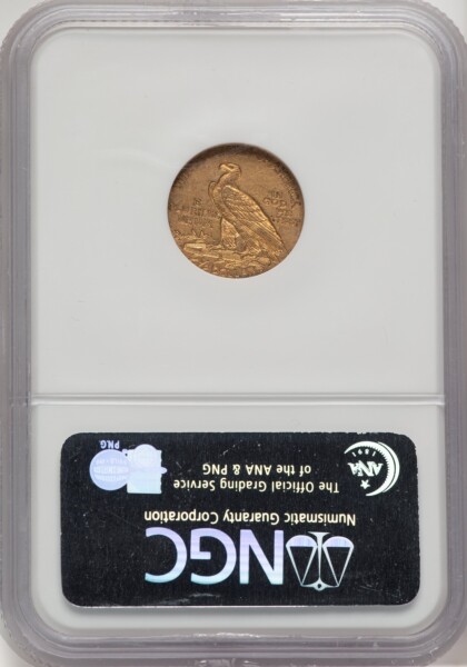 1911-D $2 1/2 58 NGC